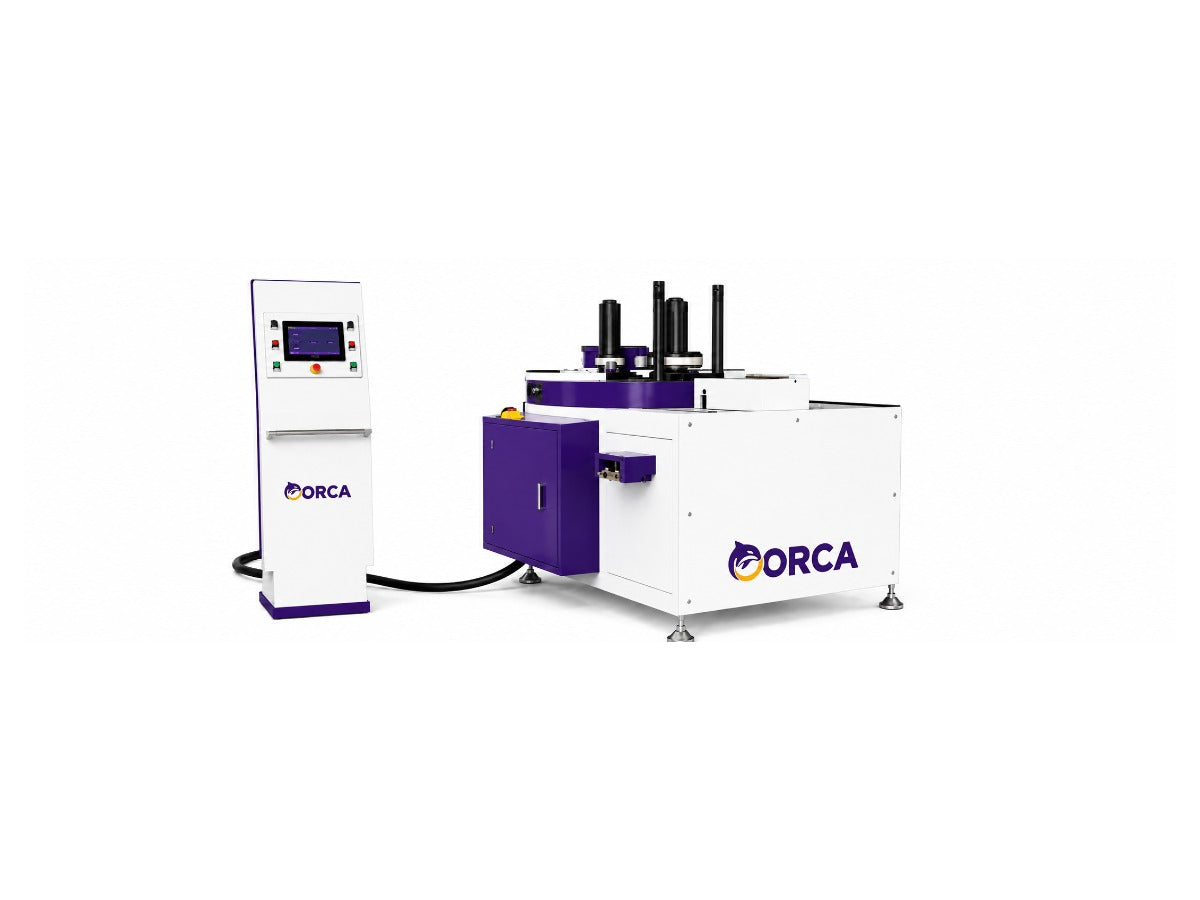 Three-roller arch bending machine