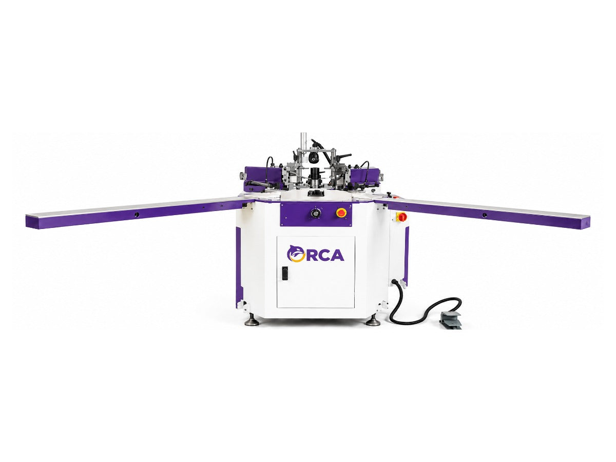Heavy-duty corner crimping machine